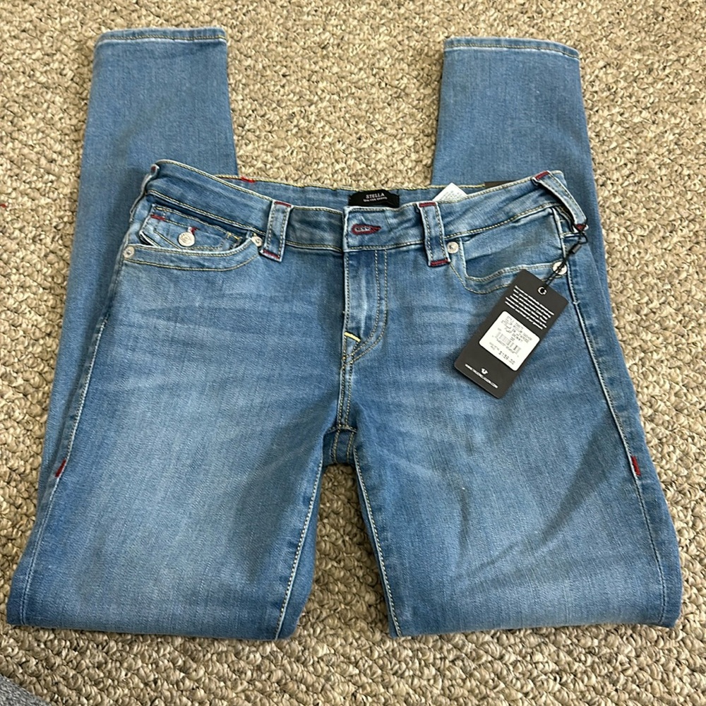NWT True Religion, low rise, Stella